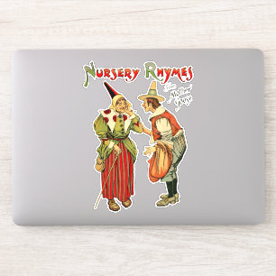 Mutter Gänse Altes Kinderzimmer Rhymes Art Aufkleber