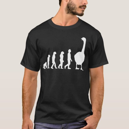Mutter Gänse-Evolution T-Shirt (Vorderseite)