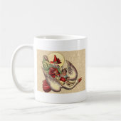 Mutter Gänse Kinderantike Illustration Kaffeetasse (Links)