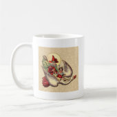 Mutter Gänse Kinderantike Illustration Kaffeetasse (Links)