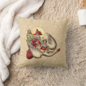 Mutter Gänse Kinderantike Illustration Kissen (Decke)