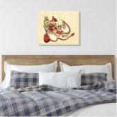 Mutter Gänse Kinderantike Illustration Leinwanddruck (Insitu (Schlafzimmer))