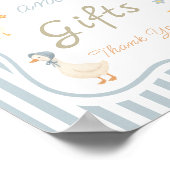 Mutter Gänse Kinderdusche Bücher und Geschenke Poster (Ecke)