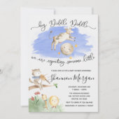 Mutter Gänse Kinderdusche Einladung (Vorderseite)