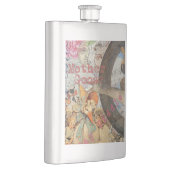 Mutter Gänse Kinderzimmer Rhyme Fairy Tale Flachmann (Rechts)