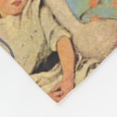 Mutter Gänse Kinderzimmer Rhyme Fairy Tale Fleecedecke (Ecke)