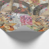 Mutter Gänse Kinderzimmer Rhyme Fairy Tale Geschenkpapier (Ecke)