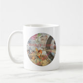 Mutter Gänse Kinderzimmer Rhyme Fairy Tale Kaffeetasse (Links)