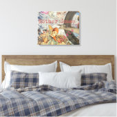 Mutter Gänse Kinderzimmer Rhyme Fairy Tale Leinwanddruck (Insitu (Schlafzimmer))