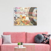 Mutter Gänse Kinderzimmer Rhyme Fairy Tale Leinwanddruck (Insitu (Wohnzimmer))