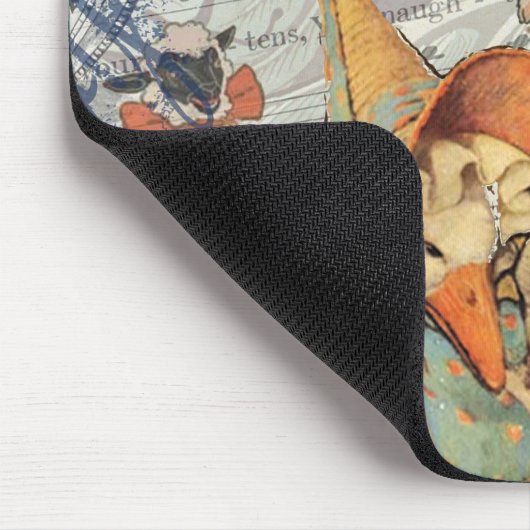 Mutter Gänse Kinderzimmer Rhyme Fairy Tale Mousepad (Ecke)