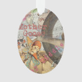 Mutter Gänse Kinderzimmer Rhyme Fairy Tale Ornament (Vorderseite)