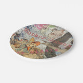 Mutter Gänse Kinderzimmer Rhyme Fairy Tale Pappteller (Schrägansicht)