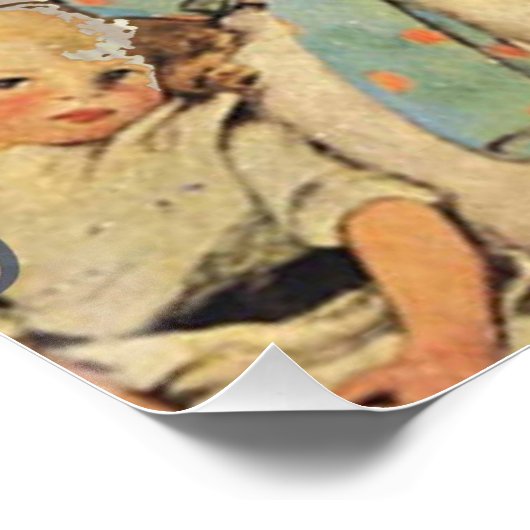 Mutter Gänse Kinderzimmer Rhyme Fairy Tale Poster (Ecke)