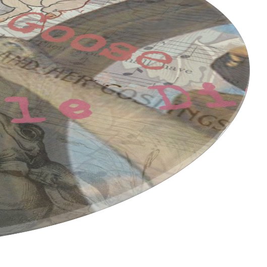 Mutter Gänse Kinderzimmer Rhyme Fairy Tale Schneidebrett (Ecke)