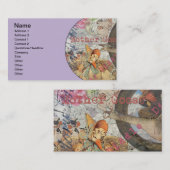 Mutter Gänse Kinderzimmer Rhyme Fairy Tale Visitenkarte (Vorne/Hinten)