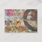 Mutter Gänse Kinderzimmer Rhyme Fairy Tale Visitenkarte (Rückseite)