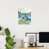 Mutter Gänse Kinderzimmer Rhyme Lady Bird Fly Kind Poster (Heimbüro)