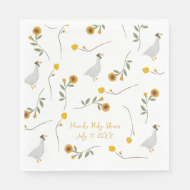 Mutter Gänse Kinderzimmer Rhyme Sonnenblume Serviette