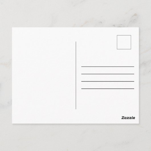 Mutter Gänse Postkarte (Rückseite)