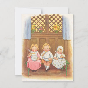 Mutter Gänse Vintages Kinderzimmer Rhyme Baby Dusc Einladung