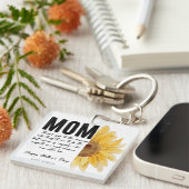 Mütter geben ein Geschenk für Mama Schlüsselanhänger (Vorderseite rechts)