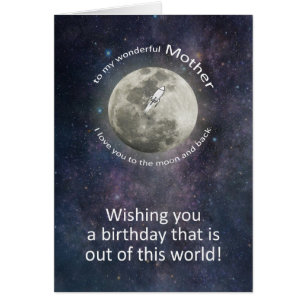 Mutter Geburtstag Bis Zum Mond Und Zurück