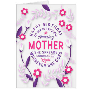 Mutter Geburtstag Meine unglaublich Phantastische