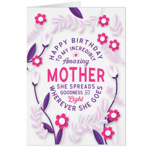 Mutter Geburtstag Meine unglaublich Phantastische (Vorne)