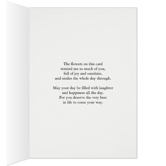 Mutter Geburtstag Schöne Rose (Innen (Rechts))