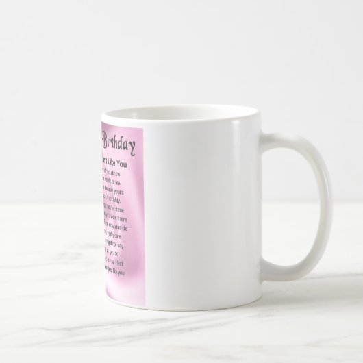 Mutter-Gedicht - 70. Geburtstag Kaffeetasse (Rechts)