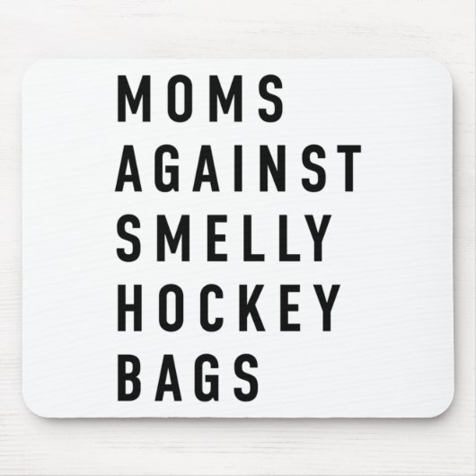 Mütter gegen stinkende Hockeytaschen Oversized Mousepad (Vorne)