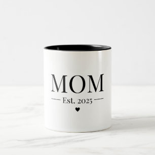 Mutter gegründet 2025 zweifarbige tasse