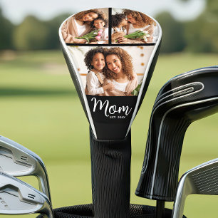 Mutter Gegründetes Datum Fett Schrift Modern 3 Fot Golf Headcover