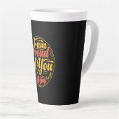 Mutter Geschenk bin ich stolz auf dich Milchtasse (Rechte Ecke)