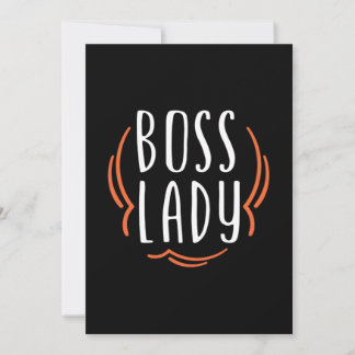 Mutter Geschenk Boss Lady Einladung
