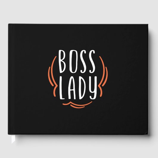 Mutter Geschenk Boss Lady Gästebuch (Vorderseite)