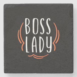 Mutter Geschenk Boss Lady Steinuntersetzer