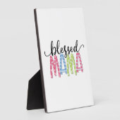 Mutter Geschenk gesegnet Mama Fotoplatte (Seite)