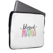 Mutter Geschenk gesegnet Mama Laptopschutzhülle (Vorne Rechts)