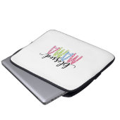 Mutter Geschenk gesegnet Mama Laptopschutzhülle (Vorne Knopf)