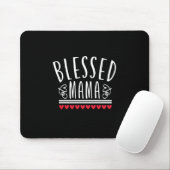 Mutter Geschenk gesegnet Mama Mousepad (Mit Mouse)