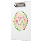 Mutter Geschenk gesegnete Mutter Klemmbrett (Links)