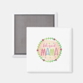 Mutter Geschenk gesegnete Mutter Magnet (Vorderseite/Rückseite)