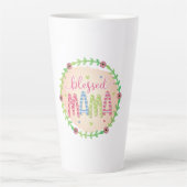 Mutter Geschenk gesegnete Mutter Milchtasse (Vorderseite)
