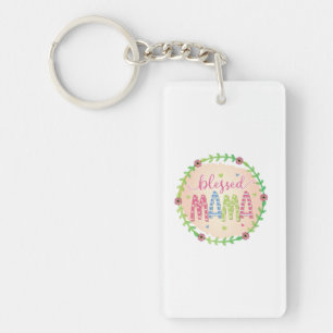 Mutter Geschenk gesegnete Mutter Schlüsselanhänger
