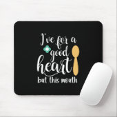 Mutter Geschenk habe ich ein gutes Herz Got Mousepad (Mit Mouse)