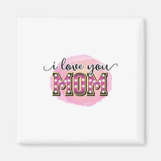 Mutter Geschenk I Liebe Sie Mama Magnet (Vorne)