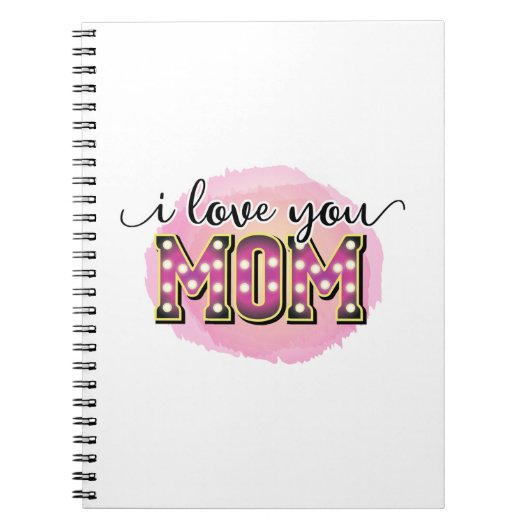 Mutter Geschenk I Liebe Sie Mama Notizblock (Vorderseite)