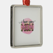 Mutter Geschenk I Liebe Sie Mama Ornament Aus Metall (Rechts)